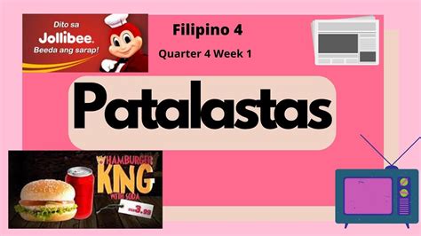 5 uri ng patalastas|Filipino .